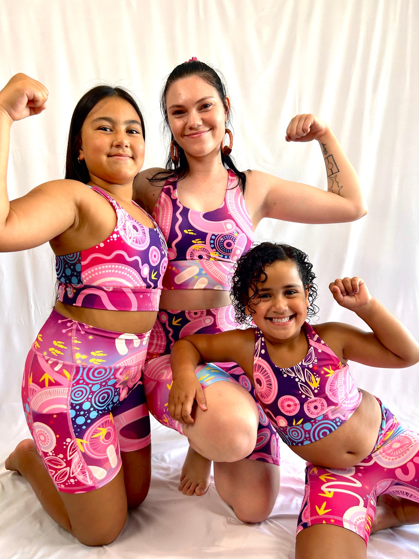 Girls Activewear Crop - In the Night Sky