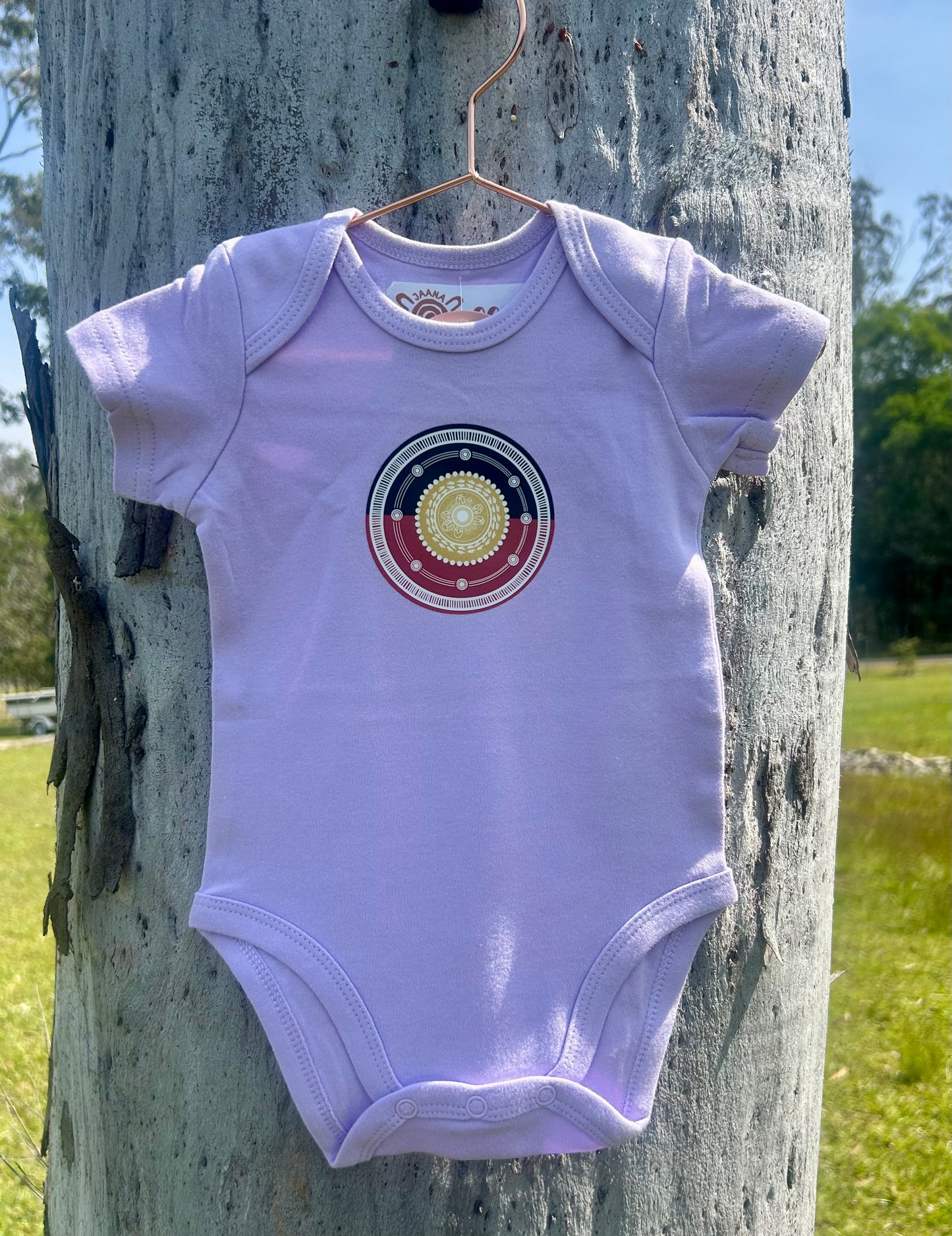 Flag Romper - Purple