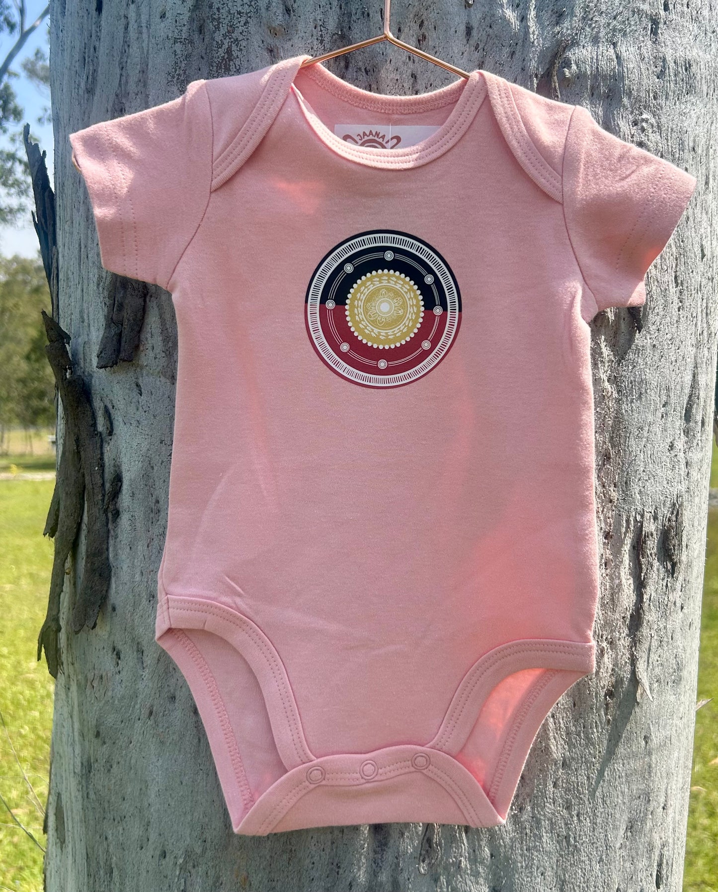Flag Romper - Pink