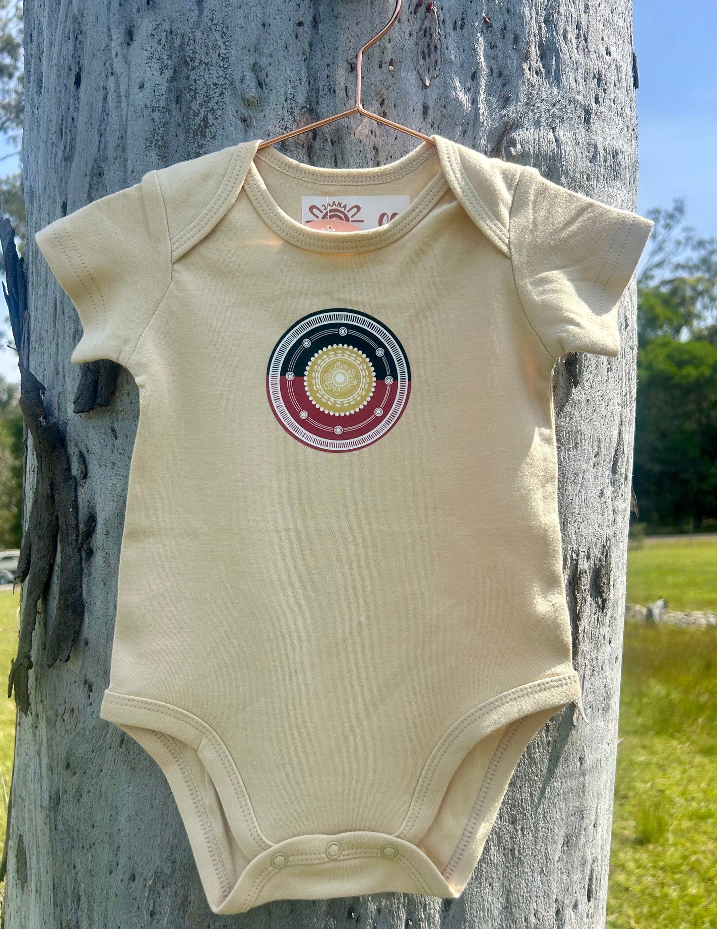 Flag Romper - Bone