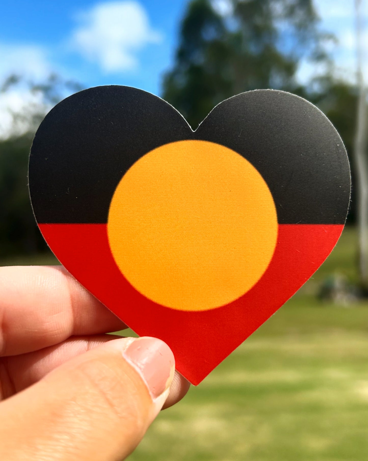 Sticker - Flag Heart