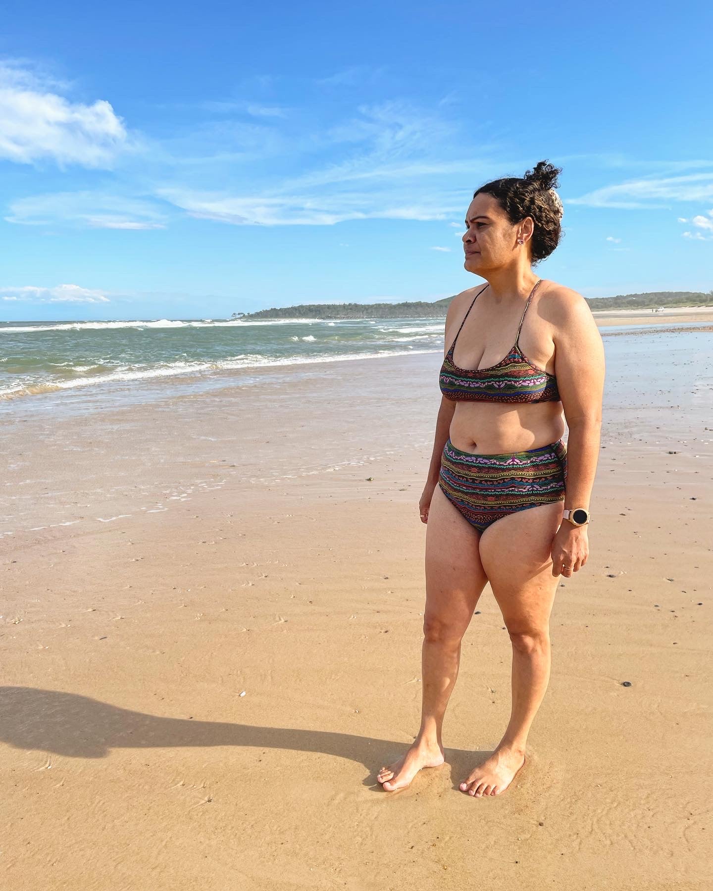 Ladies Bikini Top - Layers of Time
