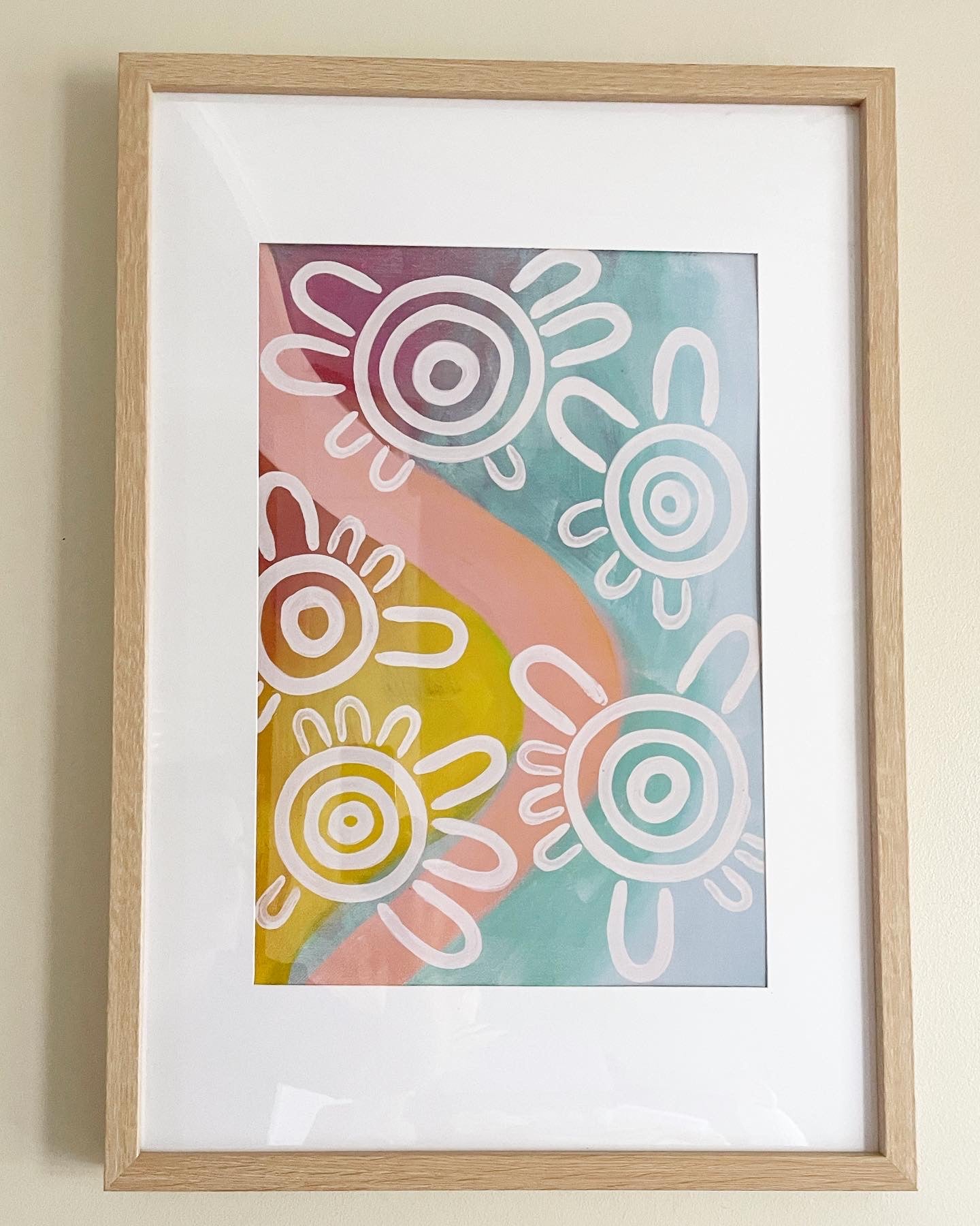 Print- “Gunjull Doobay” (Beautiful Woman)