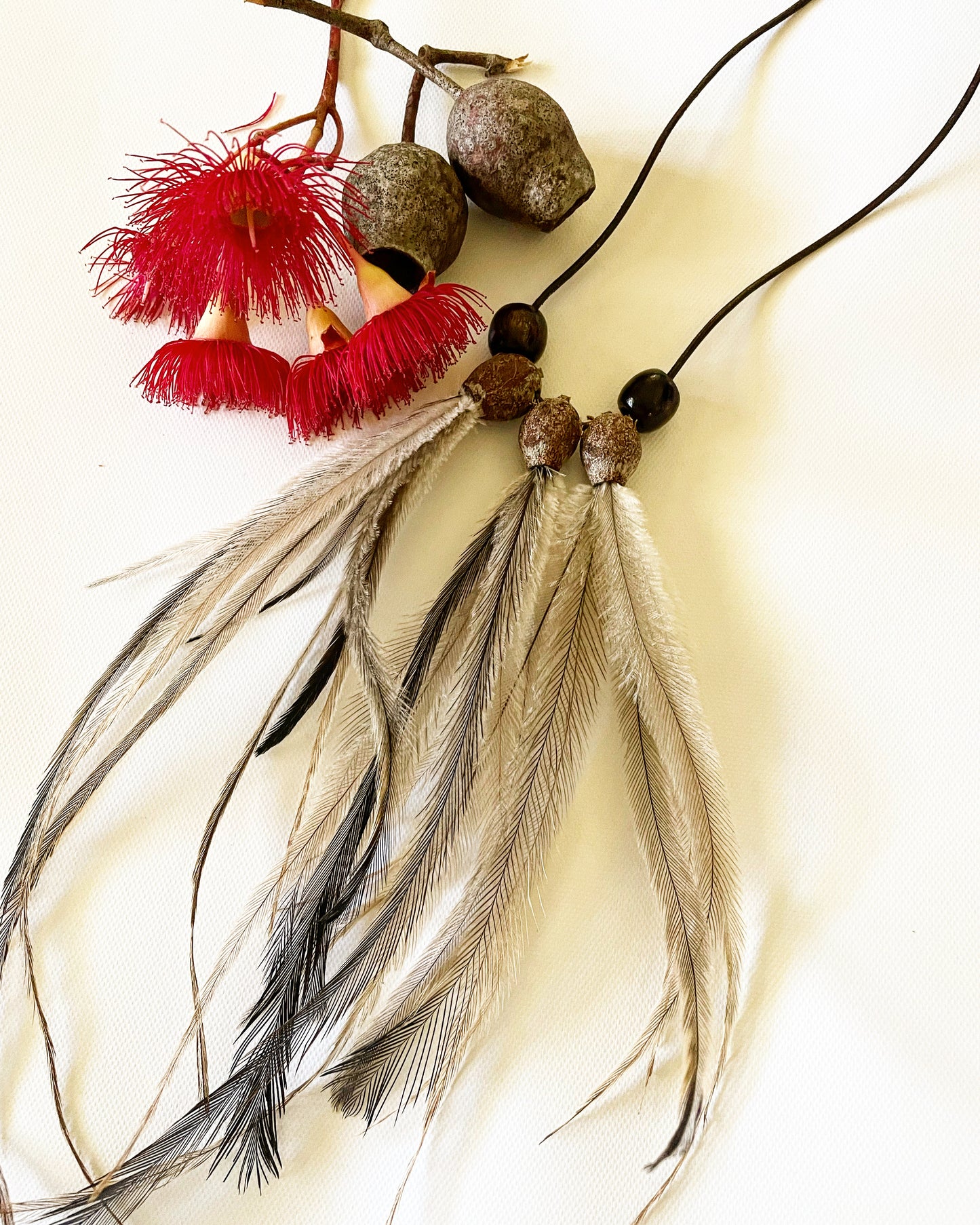 Emu Feather and Gumnut