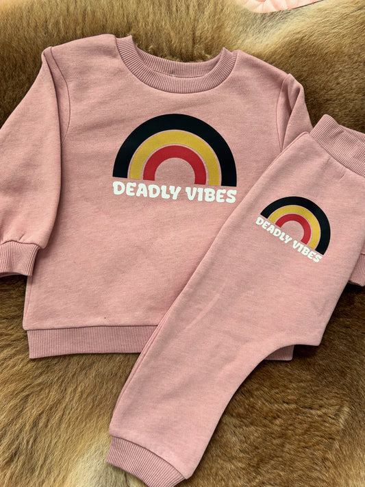Baby Tracky set - Pink