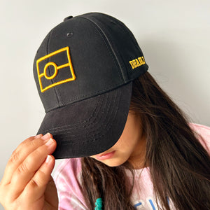 Black and Gold Flag Hat