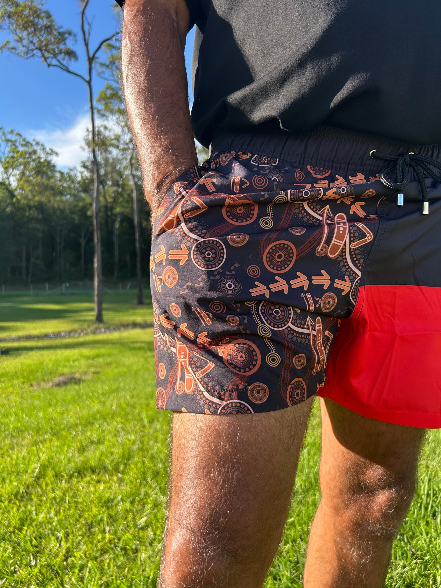 Adults Shorts - Flag/Ngadji Jugun