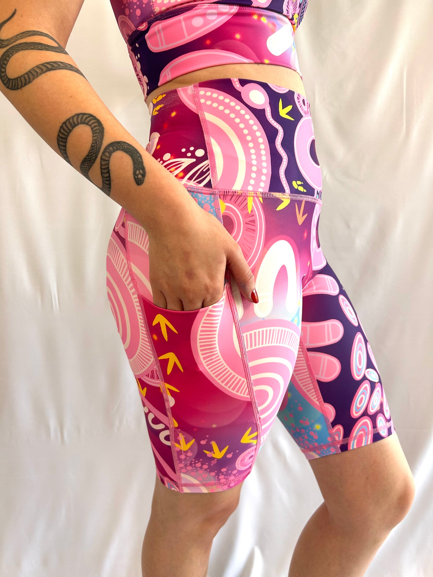 Activewear Shorts - In the Night Sky