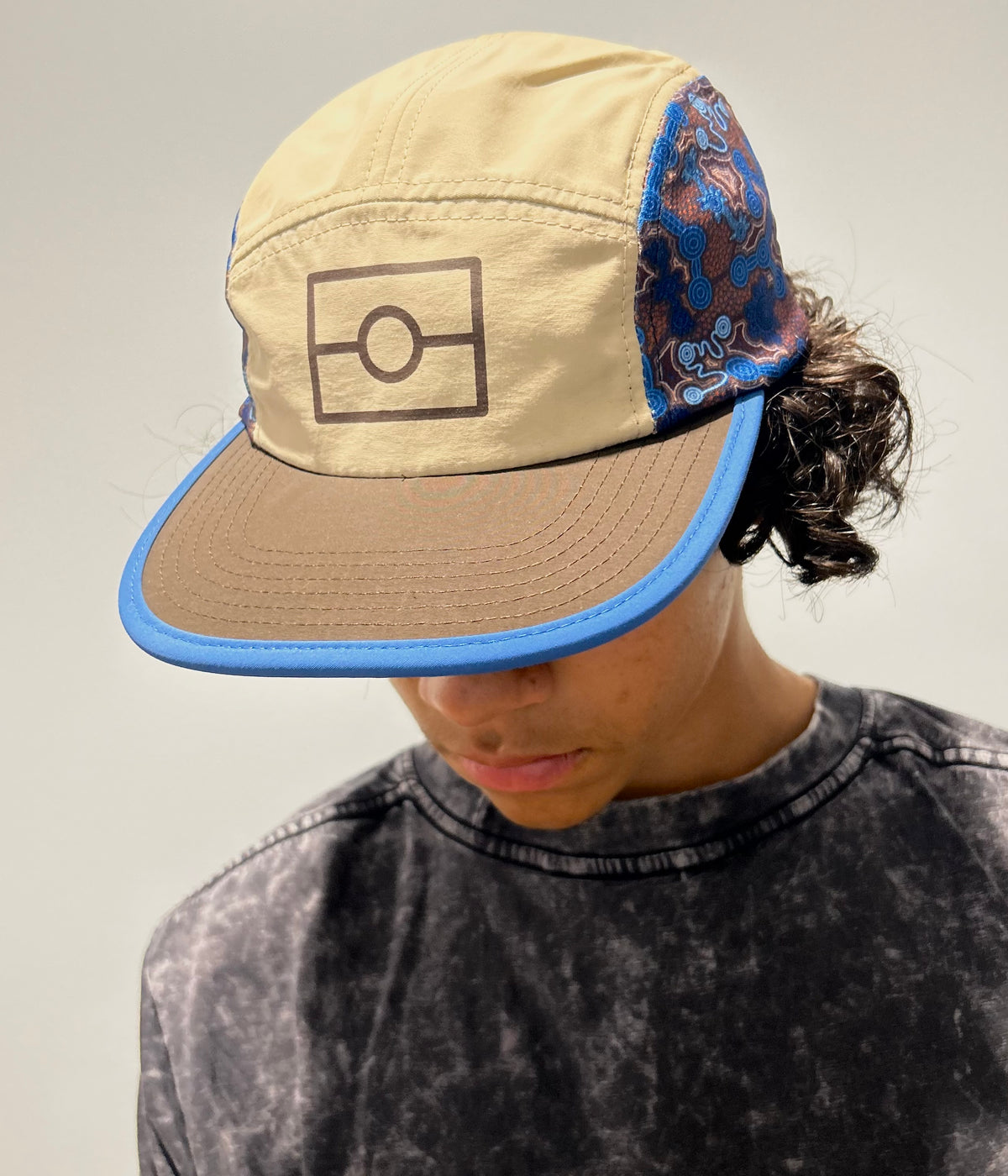 Blue and Tan cap