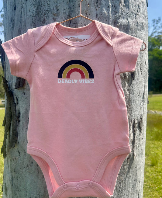 Deadly Vibes Romper - Pink