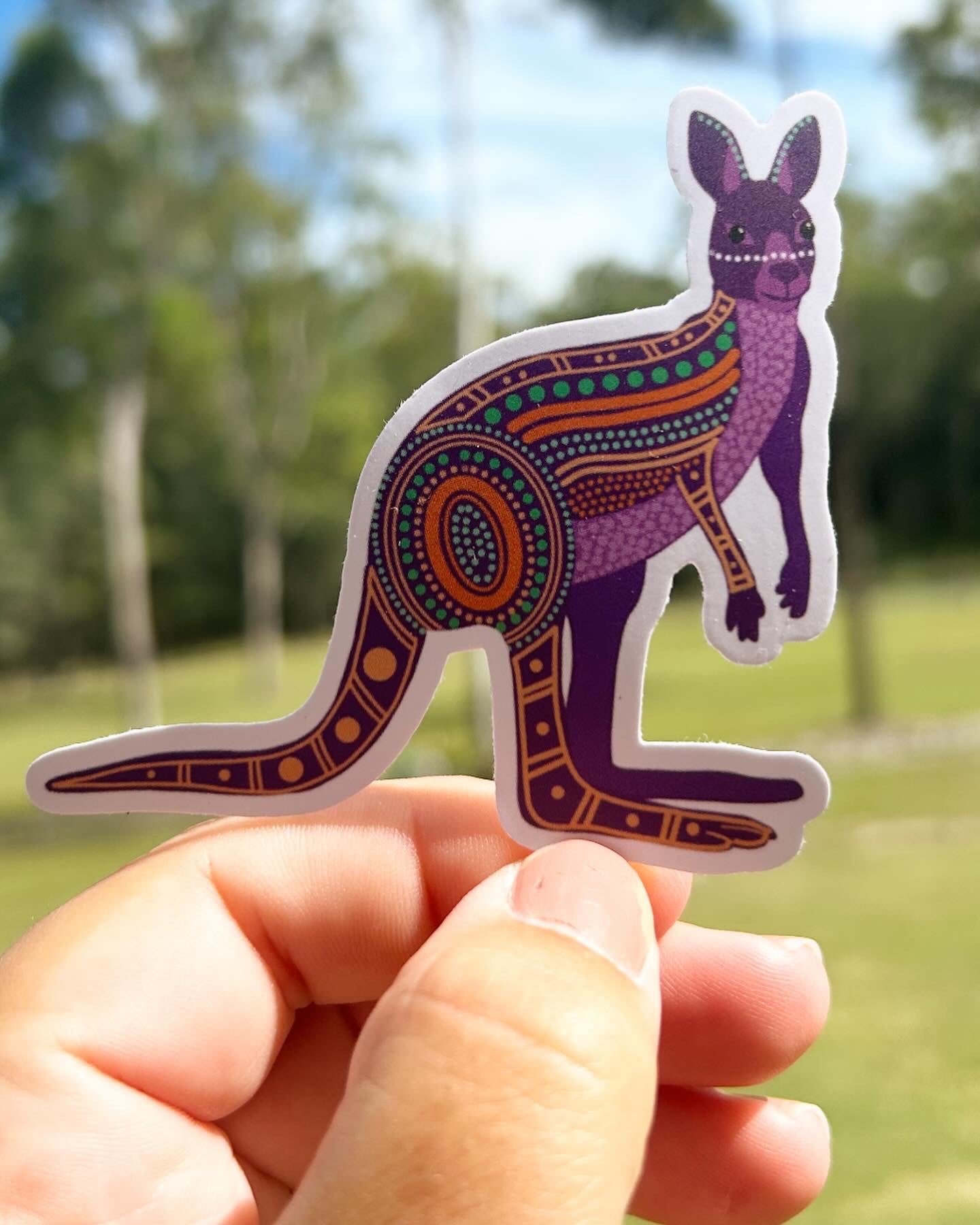 Kangaroo Sticker