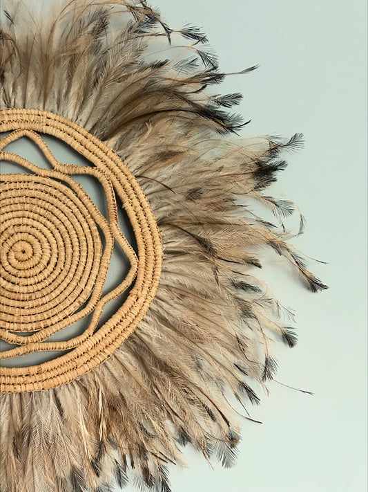 Woven Wall Art  - Emu Weaving