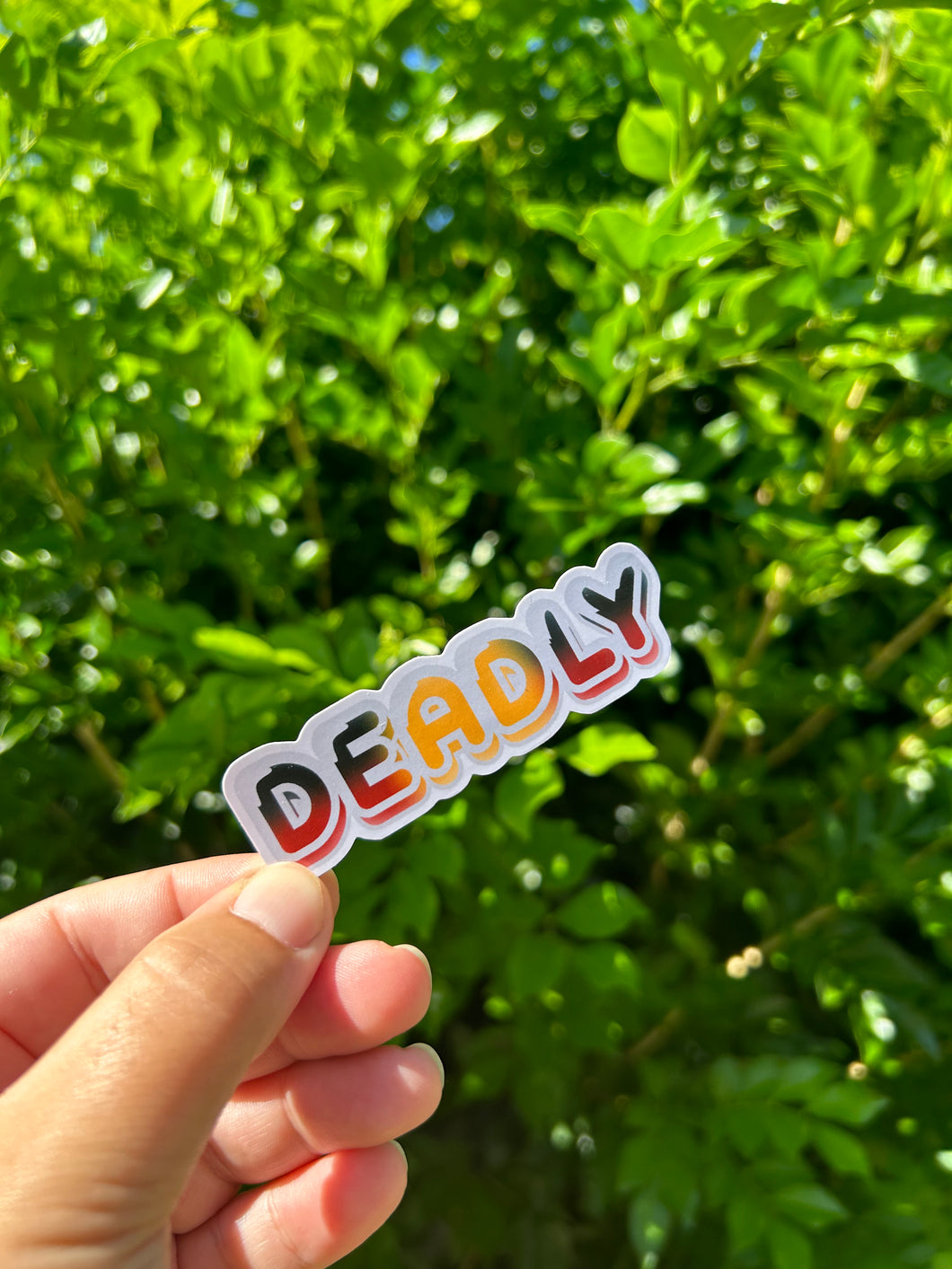 Deadly  Sticker
